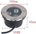 3W Underground Light LED, LED Ultra-Thin Underground Light, Ground Light Spotlight Outdoor Waterproof Embedded Low Voltage Garden Floor Light Landscape Square Patio(Warm White,3W-220V) - Image 2