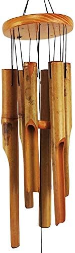 JYDQM Bamboo Wind Chimes, Outdoor Garden & Indoor Wind Chime with Natural Relaxing Soothing Sound for Home Decoration Gifts by Unknown