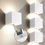 Outdoor Wall Lights 3CCT Adjustable, Up and Down Wall Sconce 4 Pack by Unknown
