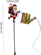 Christmas Solar Watering Can Watersproof Holiday LED Decoration - Image 3