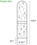 Garden Trellis for Climbing Plants Outdoor, 2-Pack 86" Metal Rustproof - Image 5