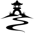 Zen Garden Pagoda Metal Wall Art, Metal Signs, Metal Outdoor Decor, WallArt Decor, Minimalist Contemporary Sculpture, Elegant Wall Decoration for Living Room Office Apartment Dorm Room (Black,16inch) by Unknown