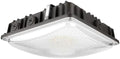 Konlite 63W/45W/30W LED Canopy Light - Selectable - 5000K/4000K - 9,360LM - Dimmable - 120-277V - 250W Equal, Residential & Commercial Indoor & Outdoor Light Fixture, UL, Dark Bronze by Konlite