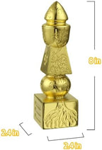 5 Element Pagoda with Tree of Life, Spiritual Feng Shui Decor, Buddhist Lucky Protection Wealth Pagoda Statues for Meditating Zen Garden Indoor Outdoor Decor（8 Inch） - Image 3