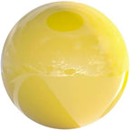 25cm/10 inch Garden Sphere Mirror Gazing Ball,Yellow Stainless Steel Polished Reflective Smooth Hollow Globe Ball,Durable Colorful and Shiny Decorations Addition to Garden Patio Yard Home by HomDSim