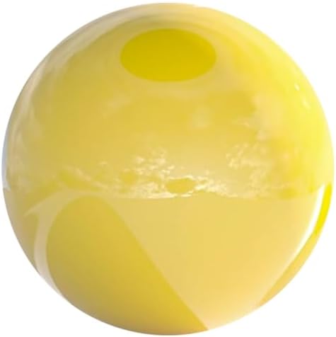 25cm/10 inch Garden Sphere Mirror Gazing Ball,Yellow Stainless Steel Polished Reflective Smooth Hollow Globe Ball,Durable Colorful and Shiny Decorations Addition to Garden Patio Yard Home by HomDSim