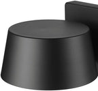 Globe Electric 44782 LED Integrated Outdoor Wall Sconce, Matte Black, 8W, 650 Lumens, 2700 Kelvin, Back Porch Lights, Front Patio, Garage Fixture, Exterior Lighting for House - Image 6