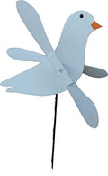 Whirligig Whirly Bird Garden Spinner Lawn Decoration - Wind Spinner - 19" L x 5" W - Signboard with Vinyl Wings by Dress+The+Yard