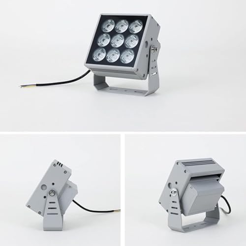 LED Beam Spotlight - 27W Long Distance Landscape Lights, IP65 Waterproof Outdoor Building Wall Washer, 110-230V Porch Beam Light, for Yard, Lawns, Wedding(Cold White) - Image 7