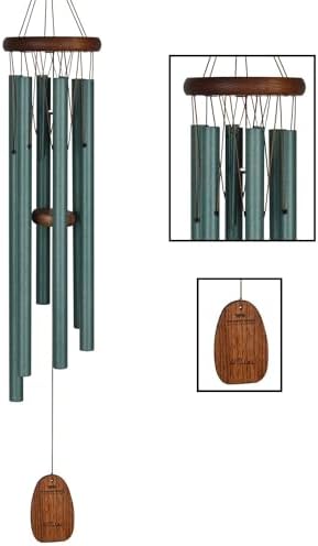 Woodstock Wind Chimes for Outside, Garden, Patio, Porch and Outdoor Decor (32") Pachelbel Canon Chime Green Wind Chime Gifts (PCCG) by WoodstockChimes