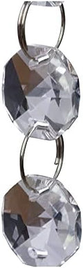 Chandelier Crystal Prisms Pendants 14mm Clear Crystal Octagon Beads Garland with Metal Connectors for wedding$home Decoration, Curtain, Chandelier, Accessories Chandelier Crystal Prisms Pendants (Col by Unknown