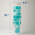 Turquoise Wind Chimes for Outside, Unique House Decor - Image 6