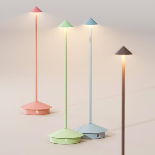 Cordless LED Table Lamps,Portable Battery Desk Lamp,2 Pack,Blue - Image 6