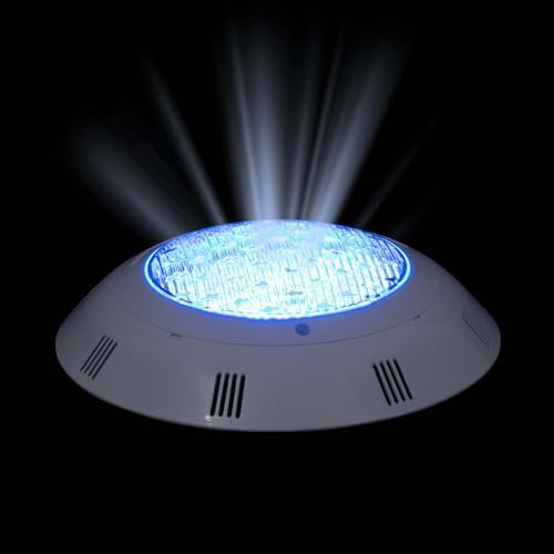 45W 12V LED Pool Light 2500LM RGB Color-Changing Waterproof IP68 Underwater LED Lights 120° Swimming Pool Fountain Pond Colorful Lamp with Remote Controller by Unknown