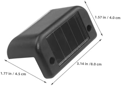 COHEALI 12pcs Solar Deck Lights LED Step Lights for Stairs Outdoor Waterproof Warm White Railing Fence for Patio Garden Pathway - Image 2