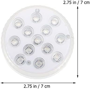 2 Sets Led Garden Driving Aquariums Remote Underwater Lights White Base Pool with Aquarium Fountain Ornament Decoration Submersible Pond Bathtub Hot Magnets Remoter(Colorfulx2pcs,7X3CMx3pcs) - Image 6