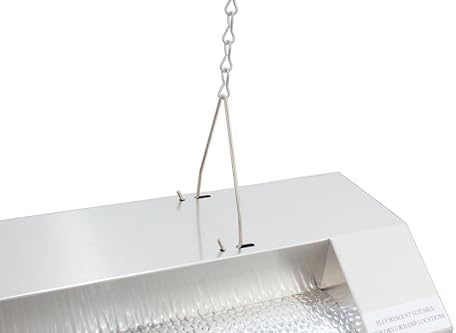 T5 HO Grow Light - 4 Foot 4 Lamps - LSF844-240 Fluorescent Hydroponic Indoor Fixture UL Listed - Bloom Veg Daisy Chain with Bulbs - Image 5