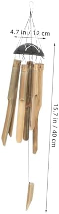 Bamboo Wind Chimes for Outdoors Yard Decor with Melodious Deep Tone - Image 2