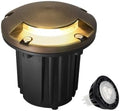 MALORY Low Voltage Landscape Well Lights,（φ126 mm Brass Top Cover 1Pack by MALORY
