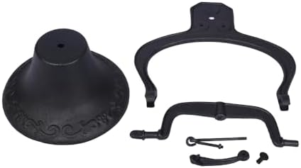 Large Cast Iron Bell, Antique Vintage Dinner Bells,Door Bell for Outdoor Garden Backyard Liberty Farm Church School - Image 4