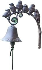 Dinner Bell,Cast Iron, Wall, Featured On an Antique Vintage ic Farmhouse Bracket Classic Cabin Metal Mount by Unknown
