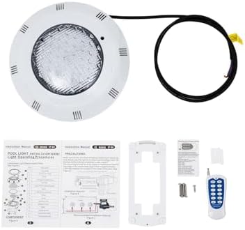 12V 45W Underwater LED Pool Light, RGB Color Changing IP68 Submersible-Light with Remote Control, Inground Swimming Pool Light, for Pond & Water Feature Decor - Image 3