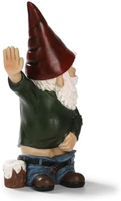 Funny Naughty Garden Gnome Statue, Indoor Outdoor Decor - Image 5