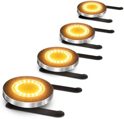 Ground Lights, 8/20LED Solar Disk Light Outdoor Garden Underground(8LED-White) - Image 7