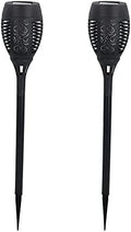 AB Tools LED Flickering Flame Garden Solar Light Torch Waterproof Durable Outdoor 2pc by AB+Tools