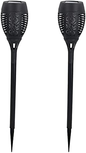 AB Tools LED Flickering Flame Garden Solar Light Torch Waterproof Durable Outdoor 2pc by AB+Tools