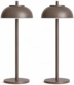 Cordless Table Lamps Rechargeable, Battery Operated Table Light Brown 2Pack by Moragin