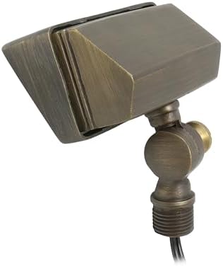 Lightkiwi R9872 Brass Flood Light & Wall Wash Outdoor Lighting Fixture for 12 Volts Low Voltage Landscape Lighting (Light Bulb Not Included) - Image 5