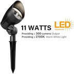 Malibu 11 Watt Floodlight Landscape Lighting Outdoor Spotlight Waterproof Lighting for Driveway, Yard, Lawn, Flood, Garden, Outdoor Lighting 8401-2650-01 - Image 2