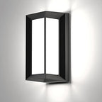 Sytmhoe Porch Lights Outdoor Wall Sconce, 24W 2400LM 5000K Modern LED Porch & Patio Lights, Aluminum Exterior Light Fixture Matt Black IP65 Waterproof for Hallway House Backyard Garage Lighting. by SytmhoeWallLighting