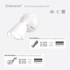 WAC Lighting, Endurance Single Spot Energy Star 15W LED Spot Light 5000K in Graphite - Image 2