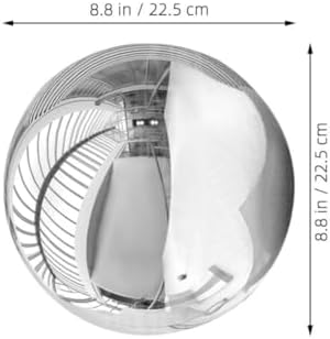 YARNOW Stainless Steel Gazing Globe Mirror Ball 225mm for Garden Decor - Image 2