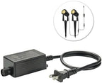 SUNTHIN IP65 Waterproof Power Adapter for Outdoor Low Voltage Warm White Landscape Spotlights (27V 0.6A),Maximum Number of lamp Heads Allowed to be Connected 16Pack by SUNTHIN
