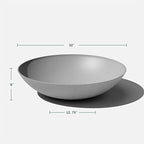 Veradek Mason Series Lane Bowl - Large Outdoor Bowl Planter - Image 2