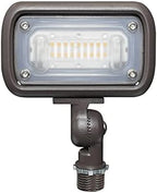 GKOLED 15W Outdoor LED Flood Security Lights, Waterproof Landscape Lighting, 50W PSMH Equivalent, 1370 Lumens, 3000K Warm White, 120-277V, 1/2" Knuckle Mount, Compact Size, UL-Listed by GKOLED