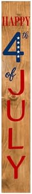 Calloway Mills 118875907 Happy 4th of July Porch leaner, 59" x 7.25" by Callowaymills