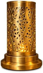 Moroccan Brass Wall Lamp Sconce Home Decor, Handmade Lighting Copper Metal Lights Turkish Lamp, Ramadan Candle Lantern, Candle Holder, Indoor Outdoor, Patio, Porch, Shelf, Garden (Cylinder) by Handmade