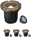 MALORY Low Voltage Landscape Well Lights, (φ126 mm) Brass Top Cover by MALORY