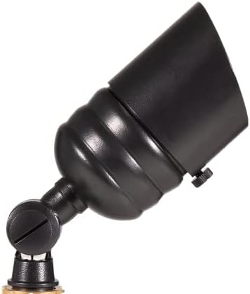 VOLT Fat Boy 12V Brass Outdoor Mini Spotlight (Black) - Image 3