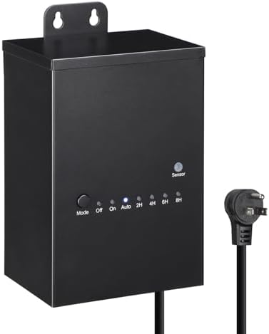 LEONLITE 100W Outdoor Low Voltage Landscape Transformer, 120V AC to 12V DC by LEONLITE