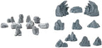 Warmtree 10Pcs Fake Rock+10 Pcs Simulation Miniature Rockery by Warmtree