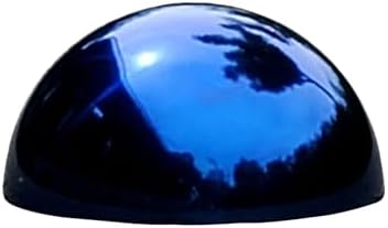 6Pcs Hemisphere Gazing Ball, Stainless Steel Mirror Polished Hollow Half Balls, Seamless Gazing Hemisphere Hollow Floating Reflective Hemisphere for Home Pond Outdoor Wall Decor (Blue) - Image 2