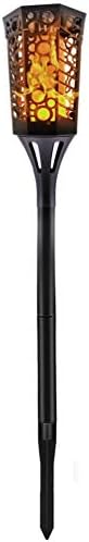 Ulalaza Solar Outdoor Lights 99 LED Flickering Flames Torch Light Waterproof Landscape Ligh Auto On/Off Path Lights by Ulalaza
