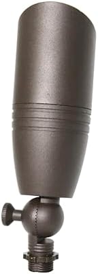 Aluminum Bullet Light Fixture - Bronze Finish Low Voltage Landscape Spotlight (Black) - Image 2