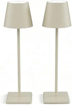 Off White Cordless Table Lamp, 5000mAh LED Rechargeable Desk Lamp by Aoceley