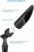 LEONLITE 4-Pack 9 Inch Landscape Spotlight with 7W 3000K MR16 Bulbs - Image 5